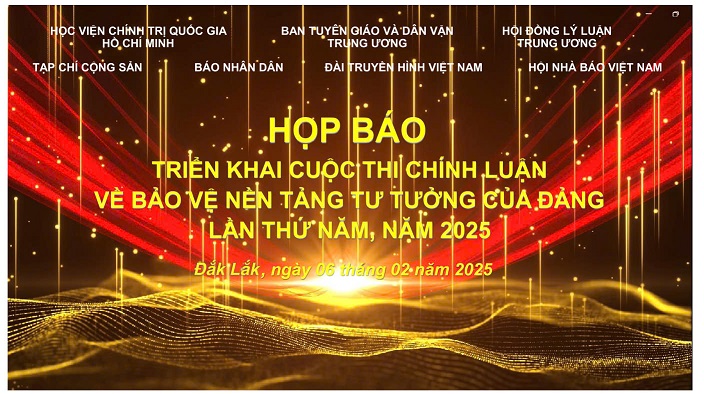 Phát động Cuộc thi Chính luận về bảo vệ nền tảng tư tưởng của Đảng lần thứ Năm, năm 2025