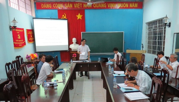 NGHIỆM THU ĐỀ TÀI KHOA HỌC CẤP TRƯỜNG CỦA KHOA DÂN VẬN