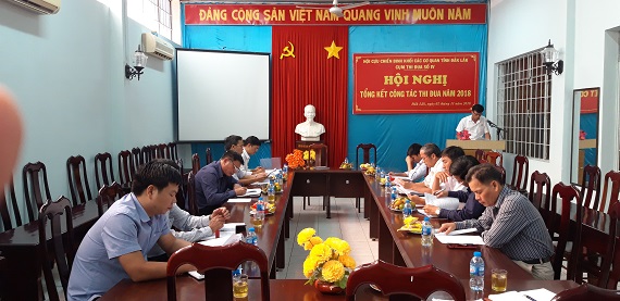 CỤM THI ĐUA SỐ IV – HỘI CỰU CHIẾN BINH KHỐI CÁC CƠ QUAN TỈNH ĐẮK LẮK TỔ CHỨC HỘI NGHỊ TỔNG KẾT CÔNG TÁC THI ĐUA NĂM 2018