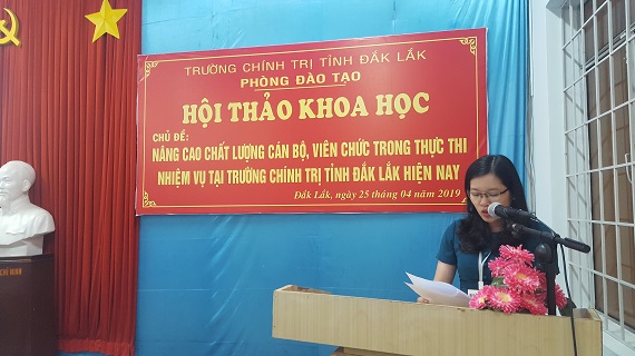 PHÒNG ĐÀO TẠO TỔ CHỨC HỘI THẢO KHOA HỌC NĂM 2019